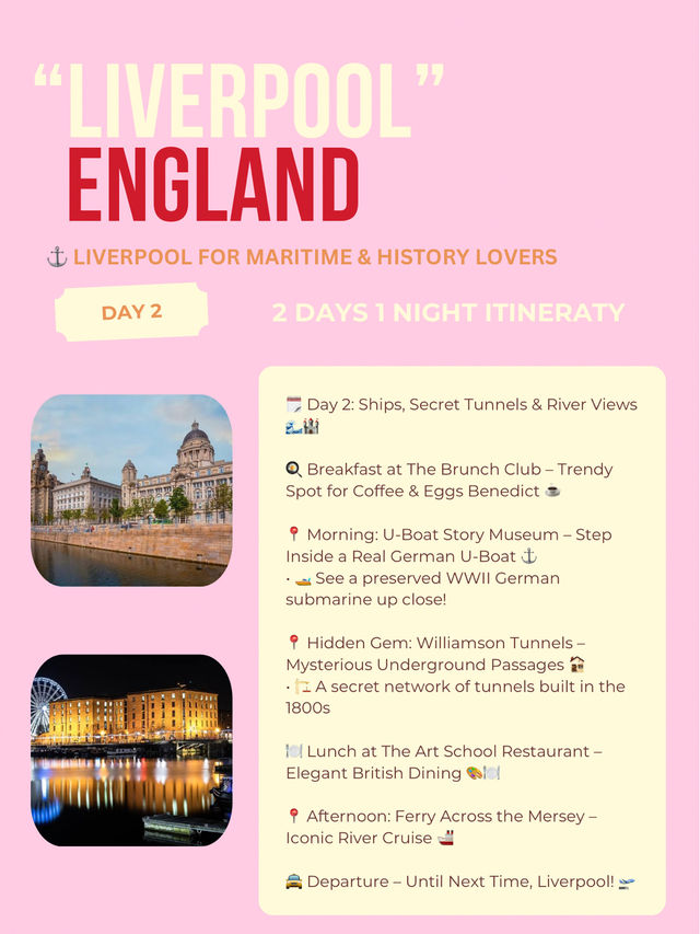Liverpool itinerary ✈️