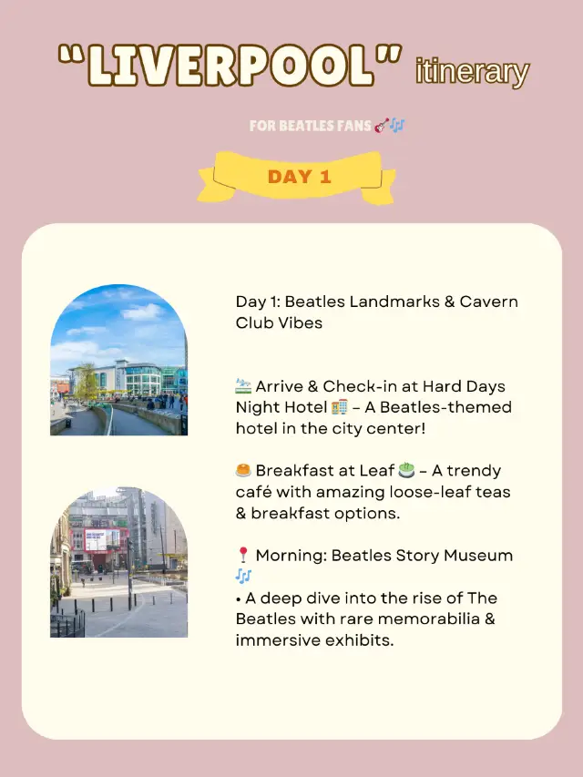 Liverpool itinerary