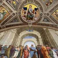 🎨✨ "A Brush with Divinity: One Heavenly Day in the Vatican Museums’ Courtyard