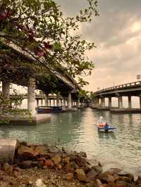 Ride Between the Bridges: A Golden Hour Cycle Along Penang’s Coast