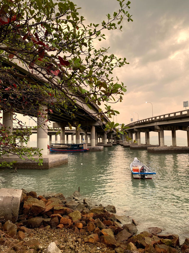 Ride Between the Bridges: A Golden Hour Cycle Along Penang’s Coast