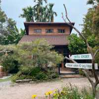 🪵คาเฟ่บ้านไม้ในสวนที่ระยอง