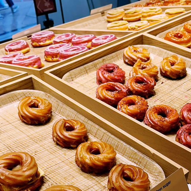 Donuts in design at KOE Donuts Kyoto 