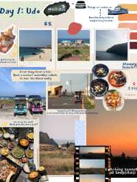 Jeju first day itinerary: UDO!