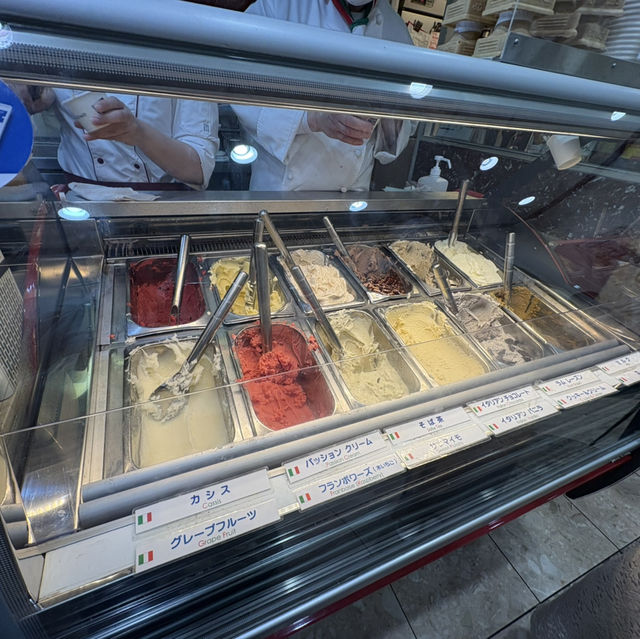 【神奈川🎡】横浜駅の百名店のジェラート屋さん🍦