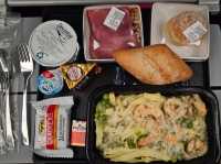 SQ Paris to SG - Economy Class Meal