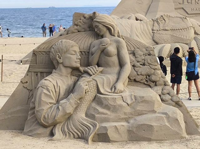 韓國 釜山 海雲台 沙雕展 壯觀精彩