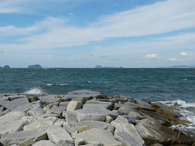 【海と緑のふれあい空間🌞】ひびき海の公園でのんびり海辺さんぽ