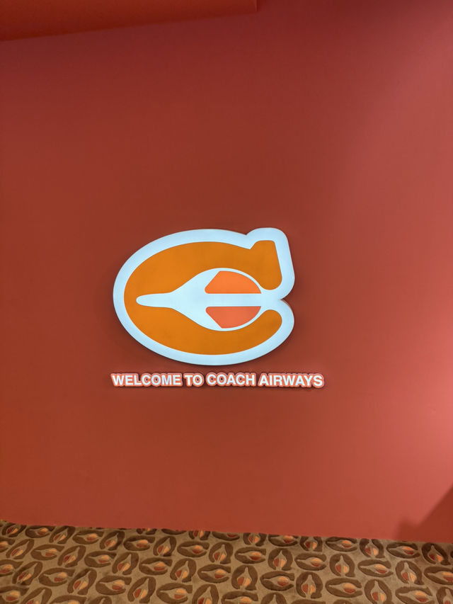 Coach pop out store in a plane