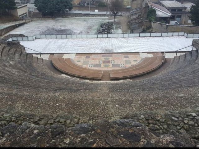 【フランス】リヨン　フルヴィエールの古代ローマ劇場