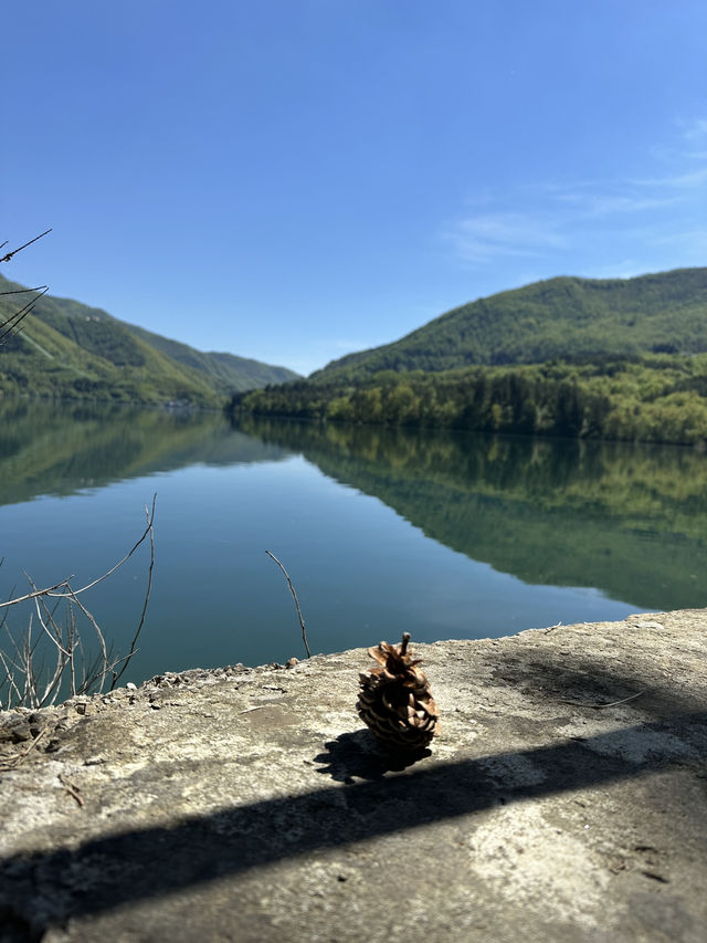 風景如畫嘅意大利Suviana Lake🇮🇹
