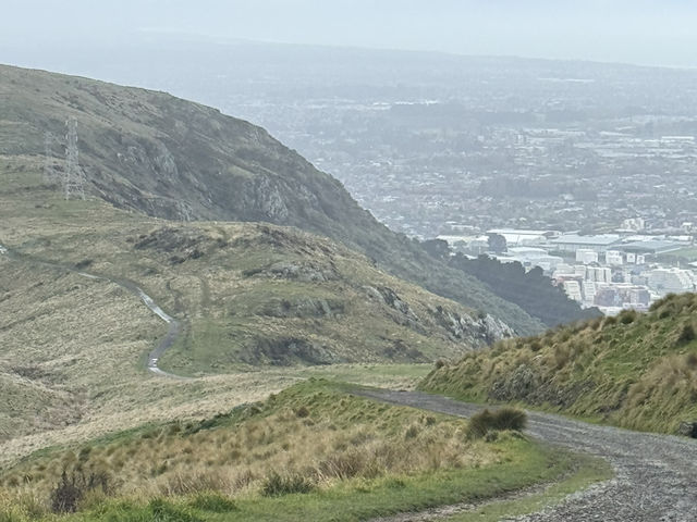 Stunning views of Lyttelton Harbour, the volcanic peaks and ridges of Banks Peninsula