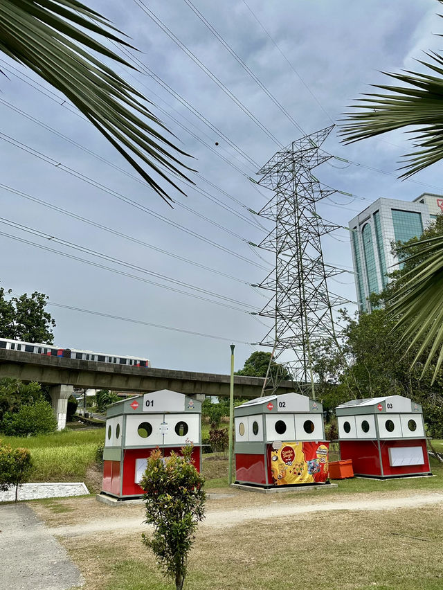 Urban Calm Beneath the Tracks: A Stroll Through Taman Jaya Park