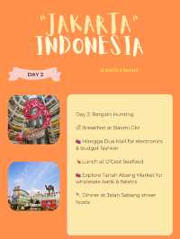🇮🇩 Jakarta Itinerary
