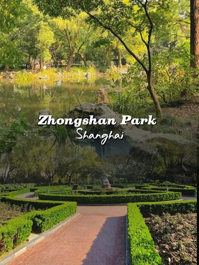 Relaxing Stroll at Zhongshan Park Shanghai
