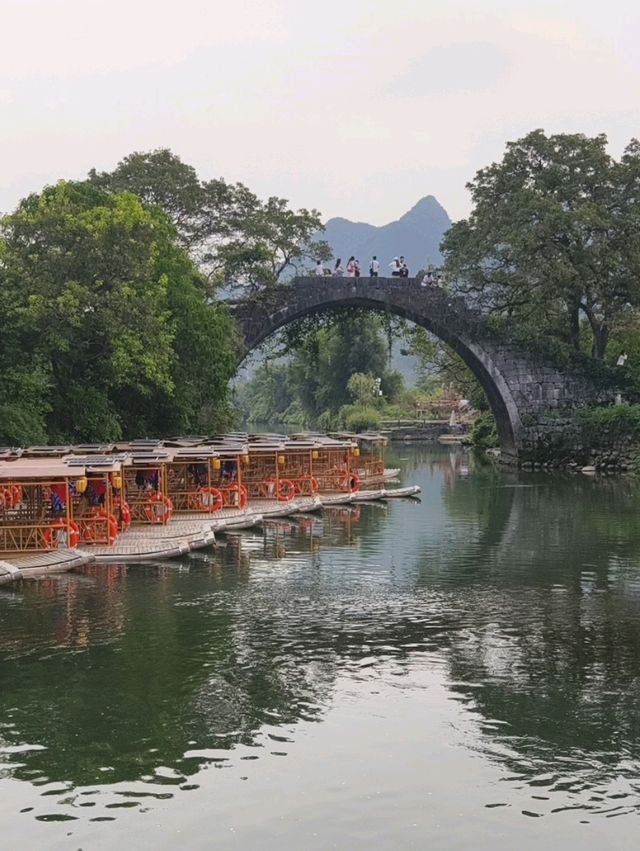 打卡小眾桂林陽朔遇龍河小橋美景🤩