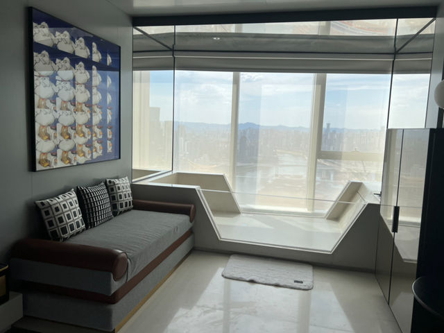 객실에서 충칭을 한 눈에 다 담을 수 있는📍이세야 파노라믹 호텔