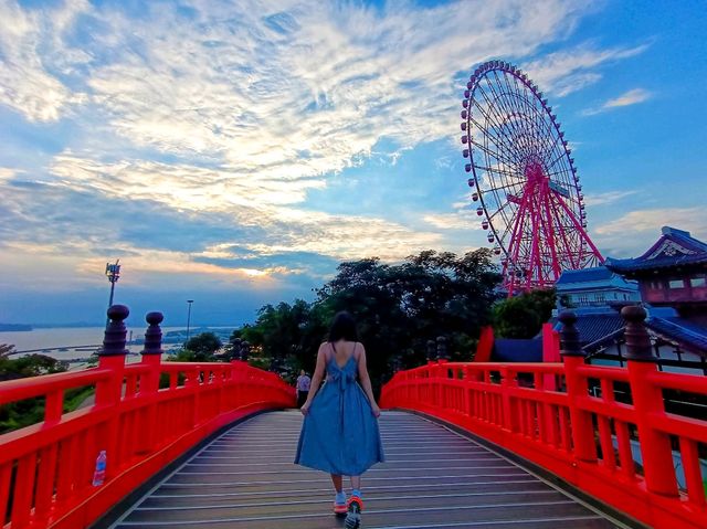 Sunset in Sun Wheel
