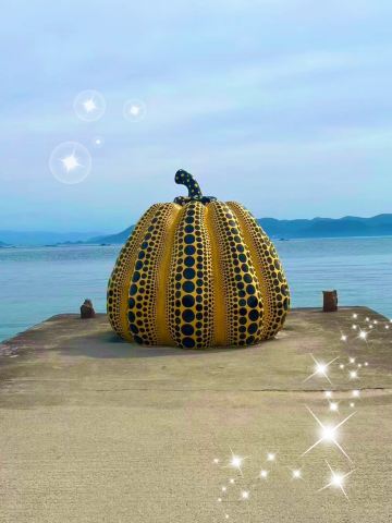 【一点物・可動式オブジェ】夏影ノ鬼鍬 🎨【直島】瀬戸内に浮かぶアートの聖地。感性を研ぎ澄ます至福の島旅