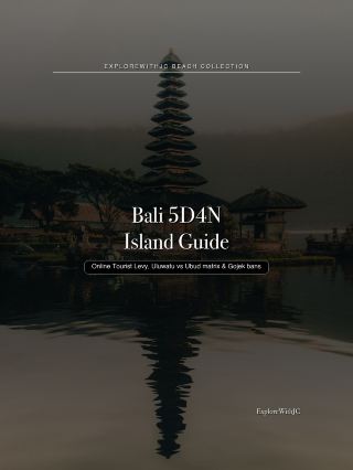 峇里島5日4夜終極實用攻略：電子簽證、Grab/Gojek搭車秘笈與珀尼達島。