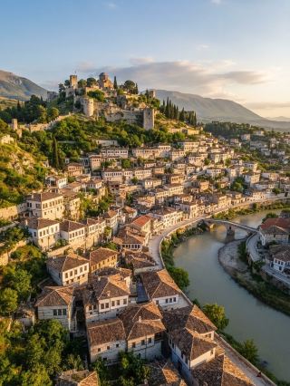🏛️ Berat, "The City of 1,000 Windows" 🇦🇱​🪟