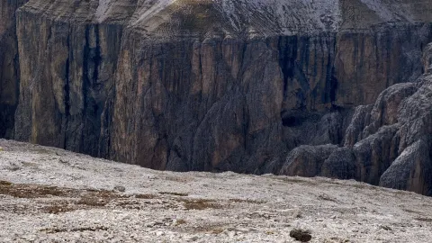 Панорамная терраса Доломитов на канатной дороге Сасс-Пордои — traveler post in Канацеи