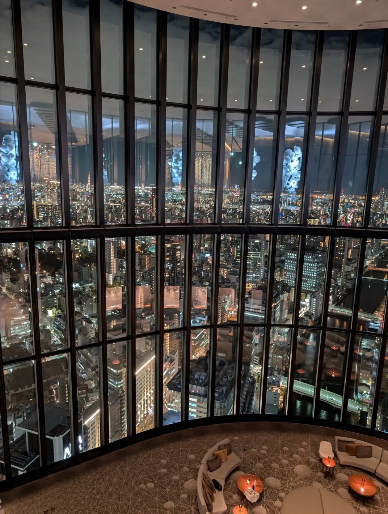 The views from the rooftop at the Conrad Osaka are absolutely stunning! You'll definitely regret not staying there!