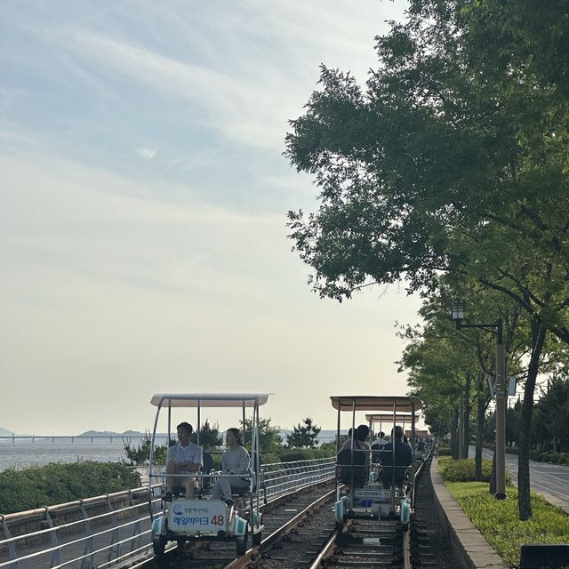 바다를 보며 즐기는 영종도 씨사이드 레일바이크 🚲