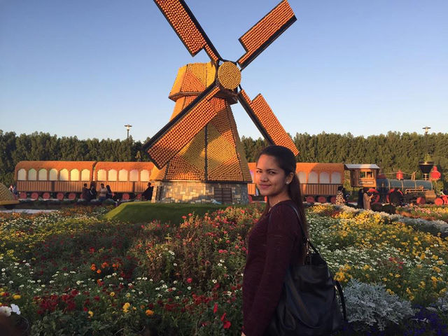Dubai Miracle Garden in Spring 