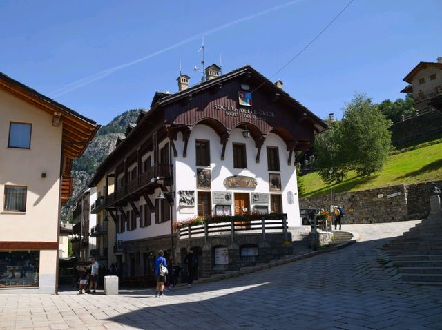 Courmayeur, a village in the heart of the Alps