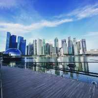 Marina bay: beautiful Singapore