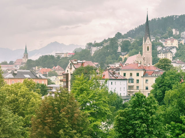Innsbruck view from Austria Trend Hotel Congress