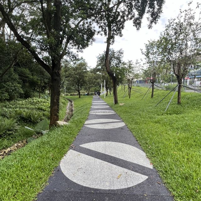 打卡深圳觀湖中心公園
