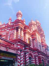 Pluck 🌿 the pink mosque 🕌 in Colombo.