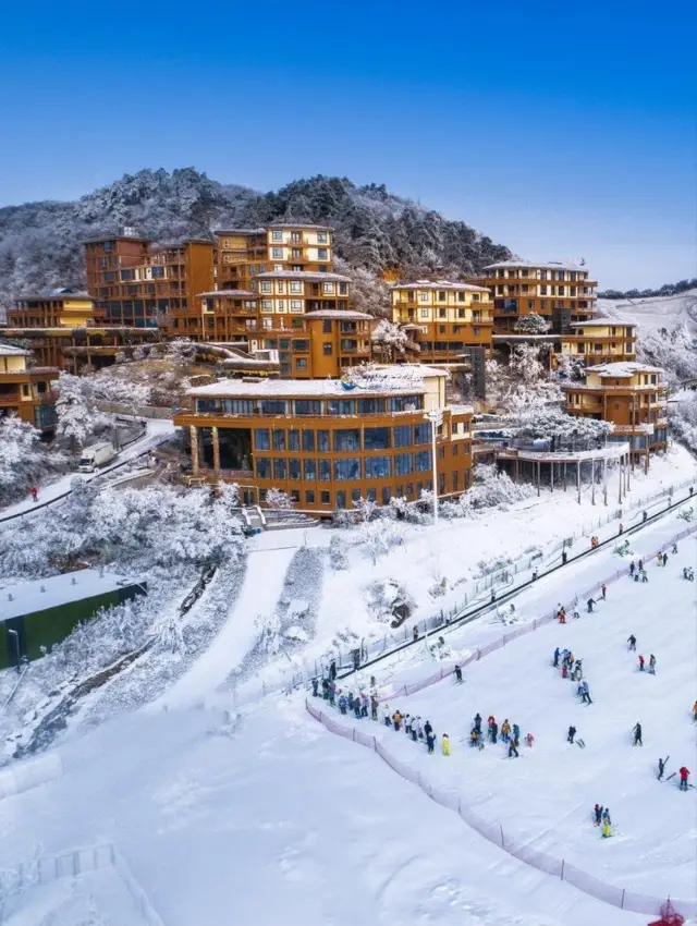 A hotel where you can ski as soon as you go downstairs is so cool