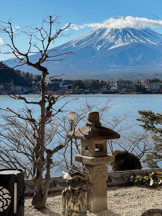 河口湖Ubuya溫泉酒店>送你一坐富士山