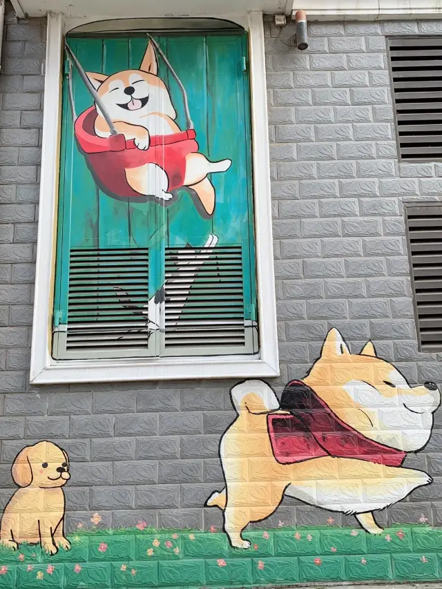 Shanghai's Fresh Happenings, the Dog Graffiti Wall on Wuding Road