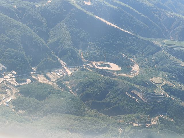 空中俯瞰世界。