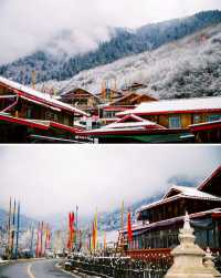 睡進森林雪山下的藏式宅邸