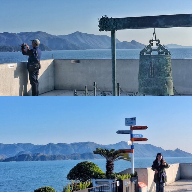 港珠澳大橋上看最美落日晚霞