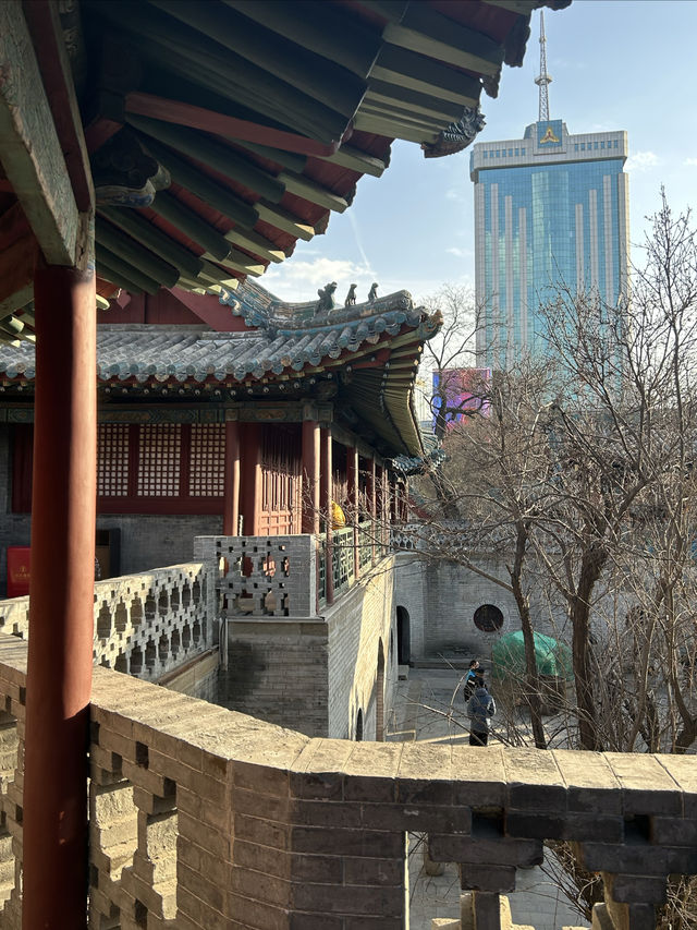 歷史厚重的太原純陽宮