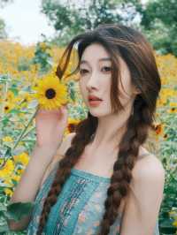 救命！在深圳撞進了向日葵的盛夏時光🌻每一幀都像被陽光吻過的浪漫畫報！