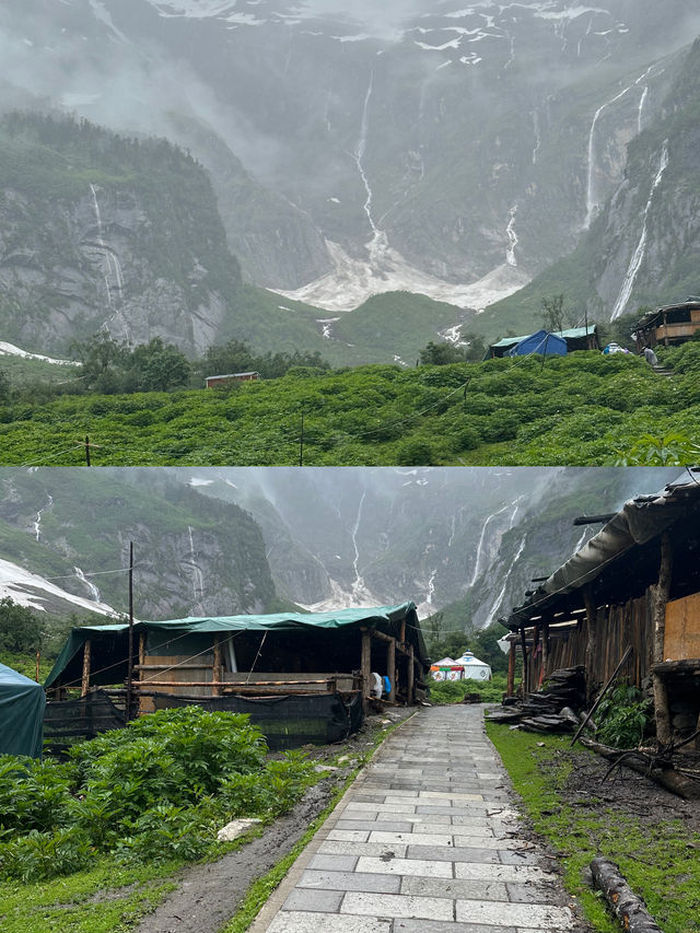 天堂在左 雨崩在右