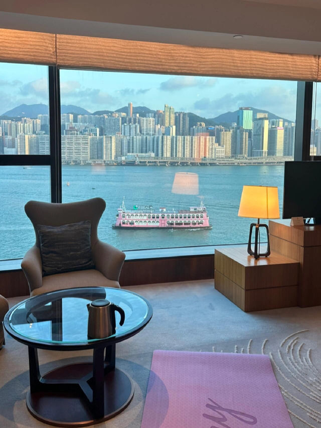 ✨香港嘉里酒店｜有這維港view，還要什麼自行車！🥰