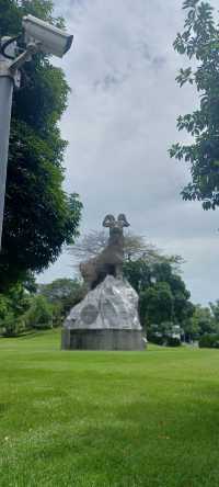 台中公園見到玉山峰頂