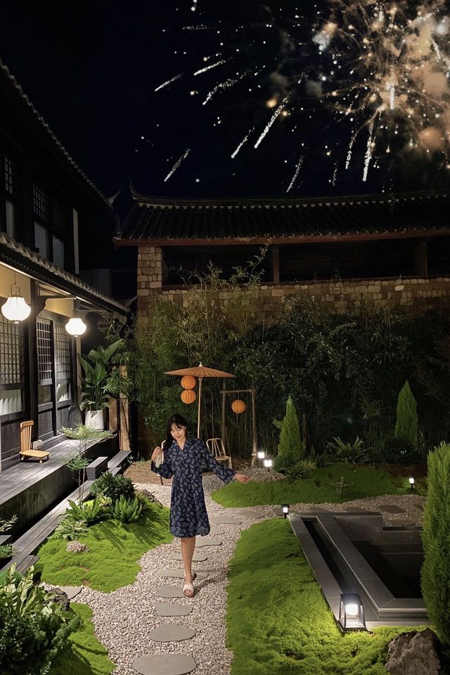 白沙古鎮將浪漫私有化嘅國風庭院