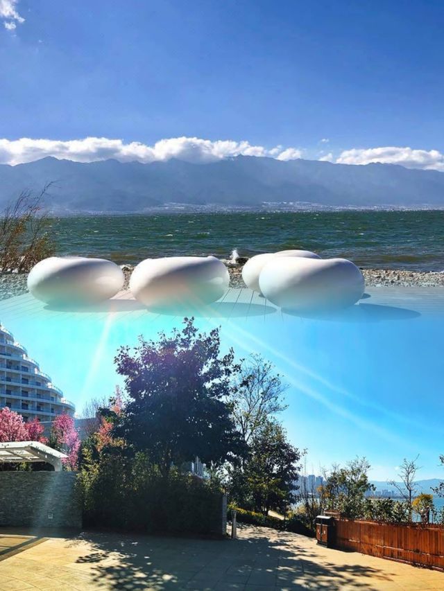 大理旅行推薦海灣酒店，陽台觀賞海景