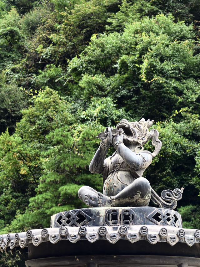 #天水淨土寺｜千年古剎藏在仙人崖，陰雨天氛圍感拉滿！   隱世古剎！四大石窟外的禪意秘境！  