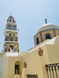 打卡希臘聖托裡尼島啦!!