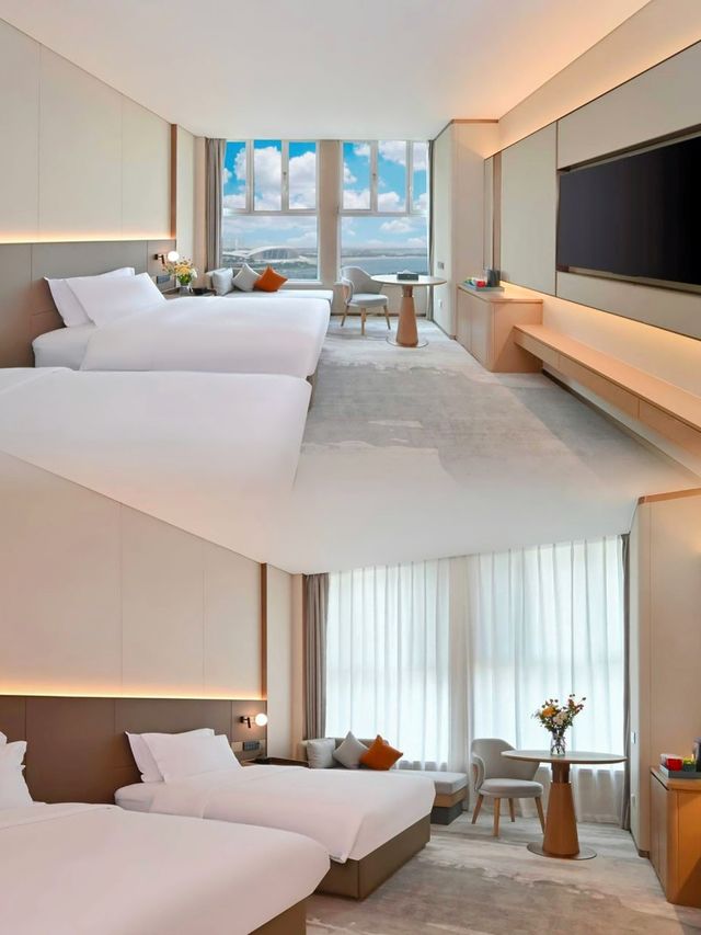 青島上合寶藏酒店!中式園林風+靜謐度假感,遛娃出差都適配 青島上合寶藏酒店!中式園林風+靜謐度假感,遛娃出差都適配